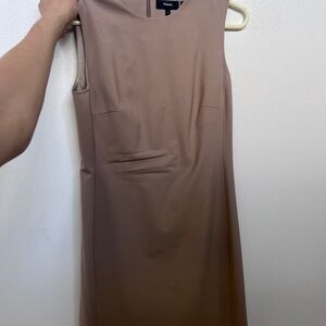 Theory Women's Midi Dress in Tan